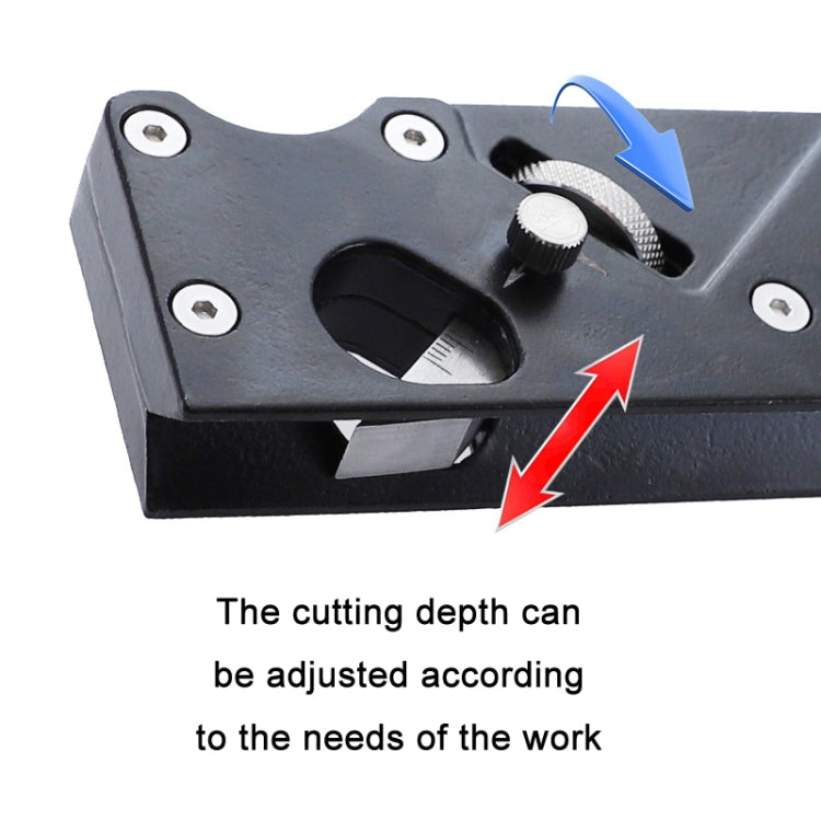 Adjustable Depth Woodworking Chamfering Planer, Specification: Double Sharp Head - Wood Planers by PMC TechLife | Online Shopping South Africa | PMC TechLife | Buy Now Pay Later Mobicred