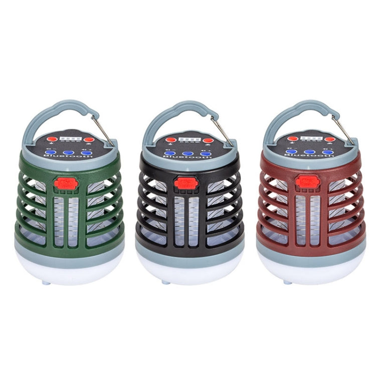 Bluetooth Audio USB Charging Lighting Mosquito Trap(W881 Brown) - Repellents by null | Online Shopping South Africa | PMC TechLife | Buy Now Pay Later Mobicred