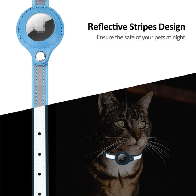 For Airtag Tracker Protective Cover Pet PU Collar, Specification: XS(Black) - Pet Series by PMC TechLife | Online Shopping South Africa | PMC TechLife