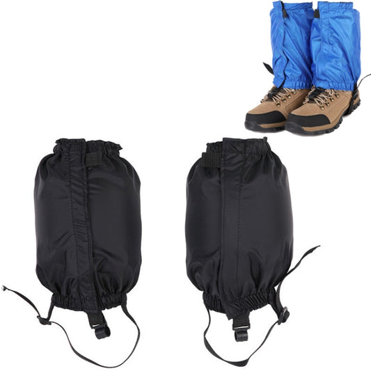 04 Outdoor Short Mountaineering Anti-Snow Leg Covers(Black) - Mountaineering Outfit by PMC Jewellery | Online Shopping South Africa | PMC Jewellery | Buy Now Pay Later Mobicred