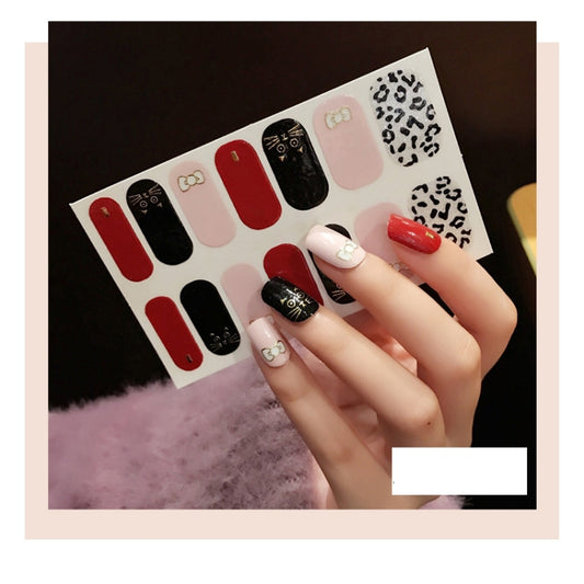 10 PCS 3D Hot Stamping Waterproof Nail Art Sticker(Z/A115) - Nail Stickers by PMC Jewellery | Online Shopping South Africa | PMC Jewellery | Buy Now Pay Later Mobicred