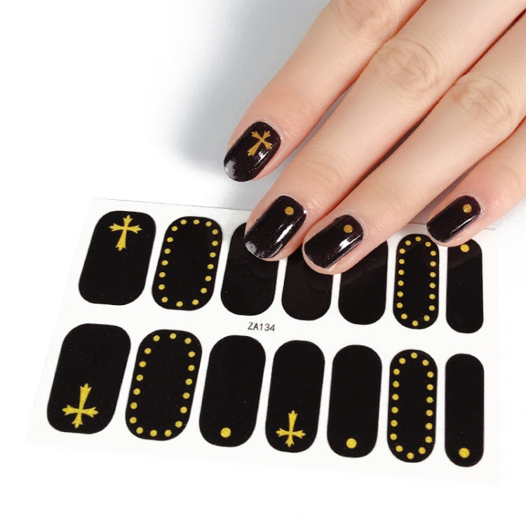 10 PCS 3D Hot Stamping Waterproof Nail Art Sticker(Z/A134) - Nail Stickers by PMC Jewellery | Online Shopping South Africa | PMC Jewellery | Buy Now Pay Later Mobicred