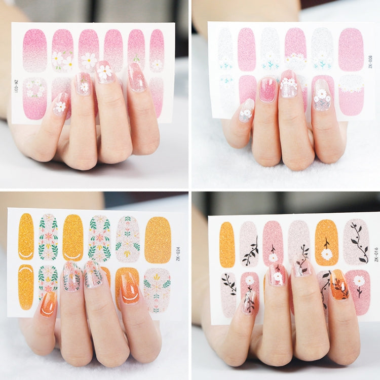 10 PCS 3D Hot Stamping Waterproof Nail Art Sticker(Z/A109) - Nail Stickers by PMC Jewellery | Online Shopping South Africa | PMC Jewellery | Buy Now Pay Later Mobicred