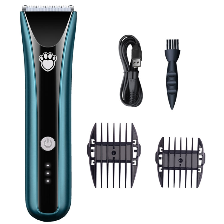 Waterproof Pet Shaver Dog Electric Hair Clipper, Specification: Standard(Blue) - Pet Care by PMC Jewellery | Online Shopping South Africa | PMC Jewellery