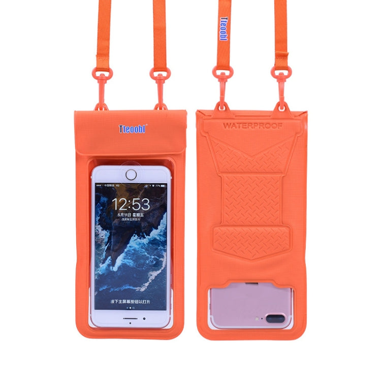 Tteoobl  30m Underwater Mobile Phone Waterproof Bag, Size: Small(Orange) - Waterproof Bag by Tteoobl | Online Shopping South Africa | PMC Jewellery | Buy Now Pay Later Mobicred