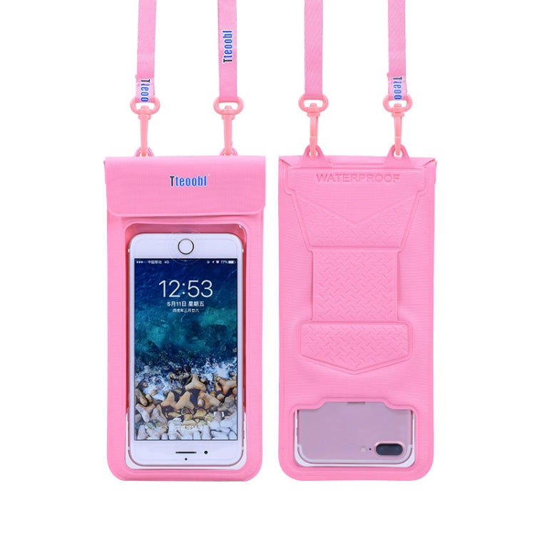 Tteoobl  30m Underwater Mobile Phone Waterproof Bag, Size: Small(Pink) - Waterproof Bag by Tteoobl | Online Shopping South Africa | PMC Jewellery | Buy Now Pay Later Mobicred