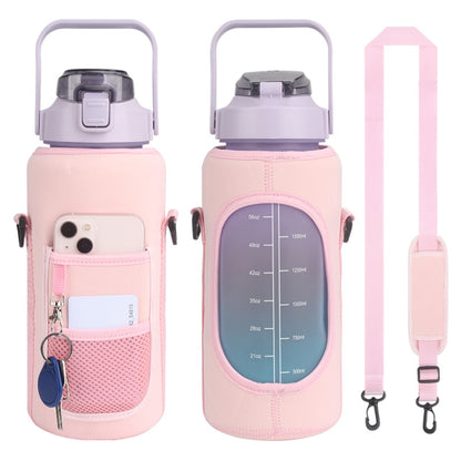 2L Diving Material Water Bottle Cover Case with Strap(Pink Glue Buckle) - Kettle Bags by PMC Jewellery | Online Shopping South Africa | PMC Jewellery