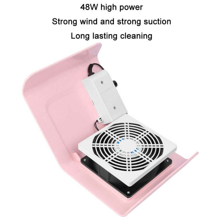 40W Nail Art Vacuum Cleaner Dust Collector, Specification: EU Plug (Pink) - Nail Art Equipment by PMC Jewellery | Online Shopping South Africa | PMC Jewellery | Buy Now Pay Later Mobicred