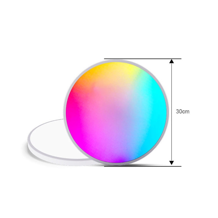 RGBCW Smart Graffiti App Voice Ceiling Light, Voltage: EU Standard 220V-240V(White Frame) - Smart Light Bulbs by PMC TechLife | Online Shopping South Africa | PMC TechLife | Buy Now Pay Later Mobicred