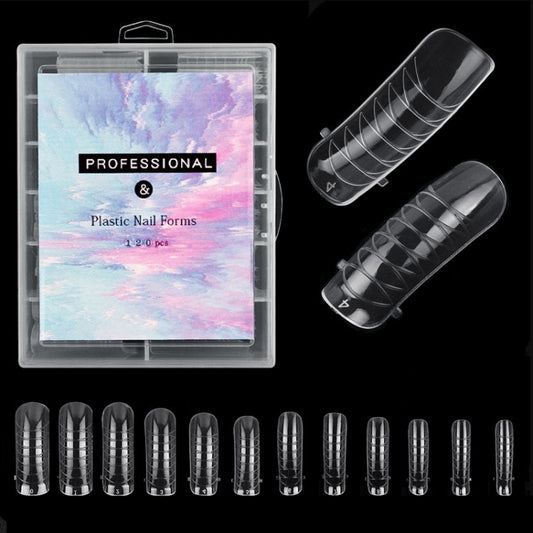 2 Boxes Nail Crystal Rapid Light Therapy Extension Nail Model, Shape: 120 PCS 04 - Nail Stickers by PMC Jewellery | Online Shopping South Africa | PMC Jewellery | Buy Now Pay Later Mobicred