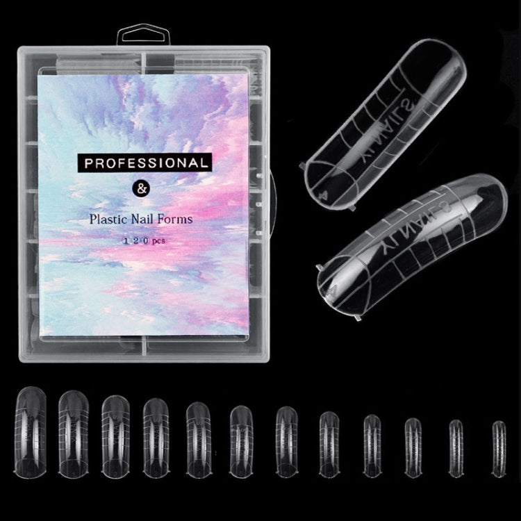 2 Boxes Nail Crystal Rapid Light Therapy Extension Nail Model, Shape: 120 PCS 09 - Nail Stickers by PMC Jewellery | Online Shopping South Africa | PMC Jewellery | Buy Now Pay Later Mobicred