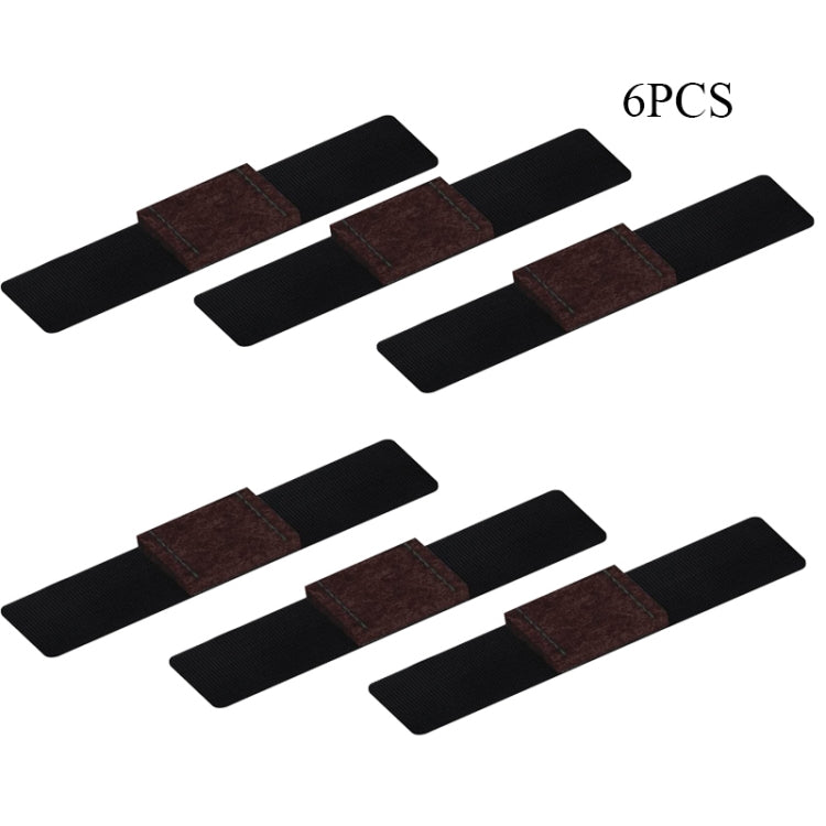 6 PCS U-shaped Iron Tube Dining Table Foot Cover Office Computer Chair Leg Protector(18-35mm) - Furniture Accessories by PMC Jewellery | Online Shopping South Africa | PMC Jewellery