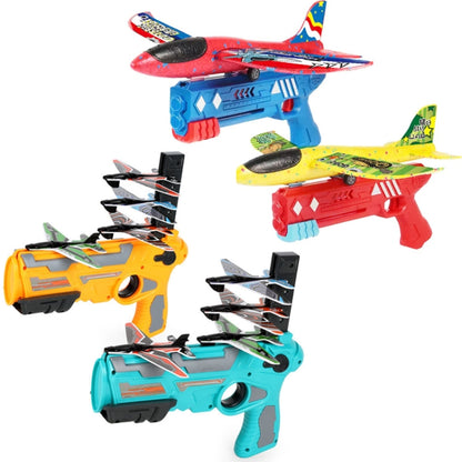 BY-0212 Foam Plane Hand Throw Catapult Aircraft Launcher Glider Model, Color: Yellow + 4 x Planes - Fly Toys by PMC Jewellery | Online Shopping South Africa | PMC Jewellery