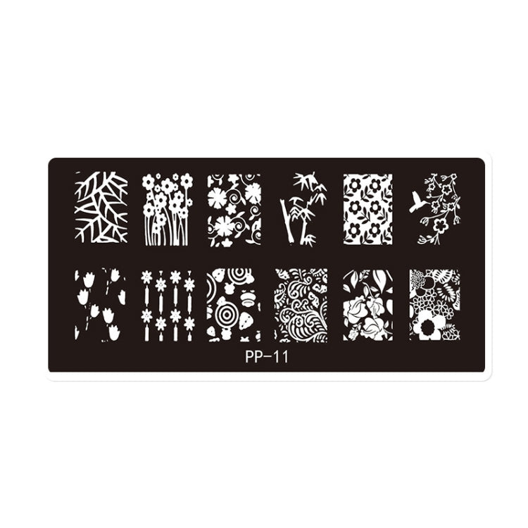 Butterfly Dream Nail Art Printed Steel Plate(E084-11) - Nail Stickers by PMC Jewellery | Online Shopping South Africa | PMC Jewellery | Buy Now Pay Later Mobicred