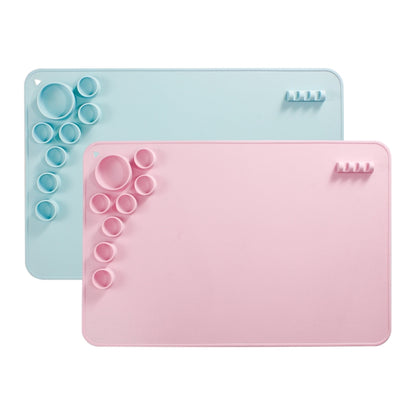 Silicone Children Drawing Pad Wipeable Washable Paint Palettes(Pink) - Art Supplies by PMC Jewellery | Online Shopping South Africa | PMC Jewellery