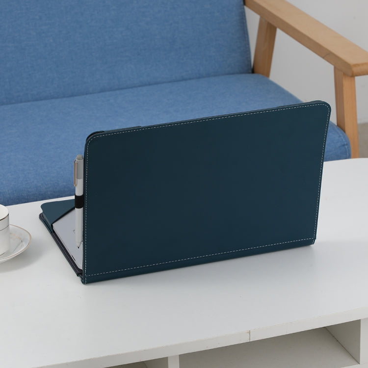 Laptop All-inclusive Anti-drop Protective Case For Microsoft Surface Laptop Studio(Vegan Leather-Dark Green) - Screen & Keyboard Cover by PMC Jewellery | Online Shopping South Africa | PMC Jewellery | Buy Now Pay Later Mobicred