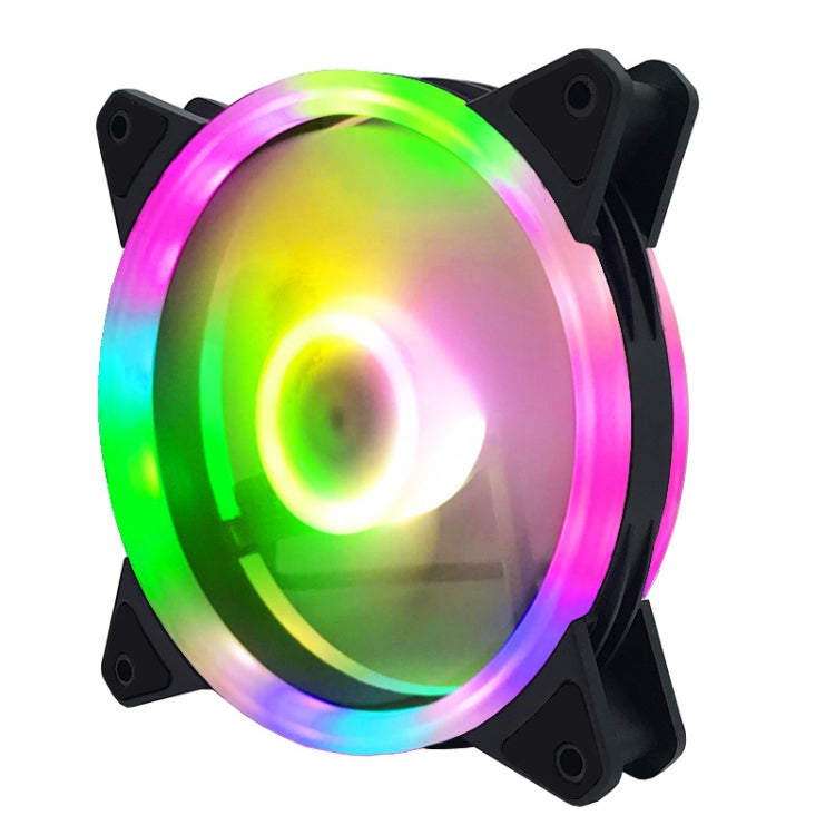 Computer CPU RGB luminous Radiator 5 Fans+Remote Control - Fan Cooling by PMC Jewellery | Online Shopping South Africa | PMC Jewellery | Buy Now Pay Later Mobicred