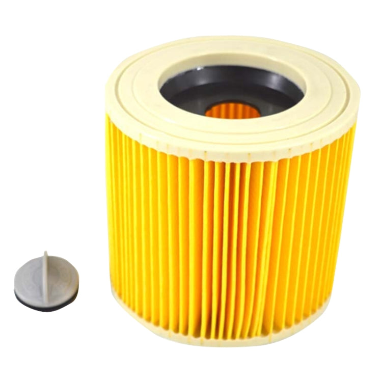 2PCS HEPA Filter For Karcher A2004 / A2204 Vacuum Cleaner Accessories(Yellow) - Other Accessories by PMC TechLife | Online Shopping South Africa | PMC TechLife