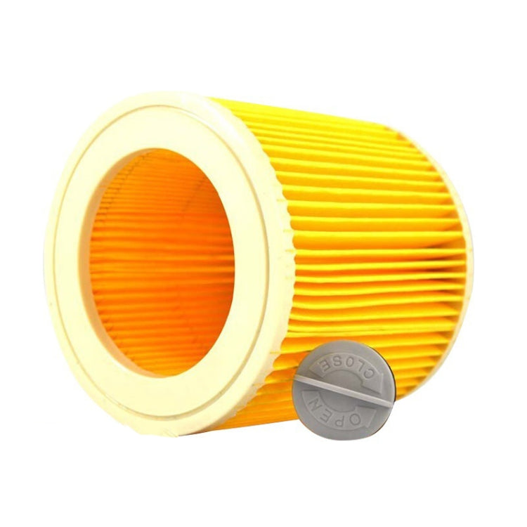 2PCS HEPA Filter For Karcher A2004 / A2204 Vacuum Cleaner Accessories(Yellow) - Other Accessories by PMC TechLife | Online Shopping South Africa | PMC TechLife