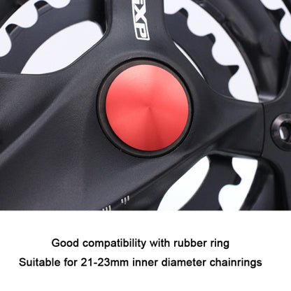 Bicycle Hollow Integrated CNC Aluminum Alloy Crankset Dust Cover, Size: 21-23mm(Red) - Maintenance tools by PMC Jewellery | Online Shopping South Africa | PMC Jewellery