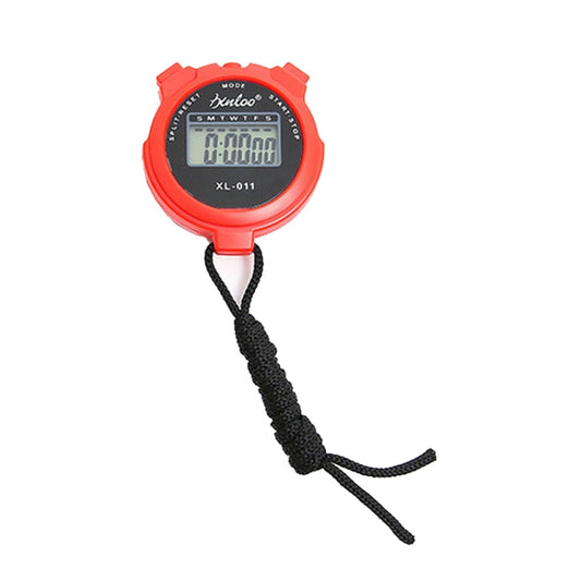 XINLOO XL-011 Display Single Memory Stopwatch Running Fitness Training Electronic Timer(Red) - Pedometer by null | Online Shopping South Africa | PMC Jewellery