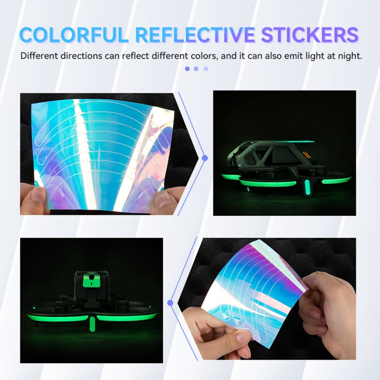 Decorative Stickers For DJI Avata Night Reflective Warning Sticker,Color: Mixed -  by PMC Jewellery | Online Shopping South Africa | PMC Jewellery | Buy Now Pay Later Mobicred