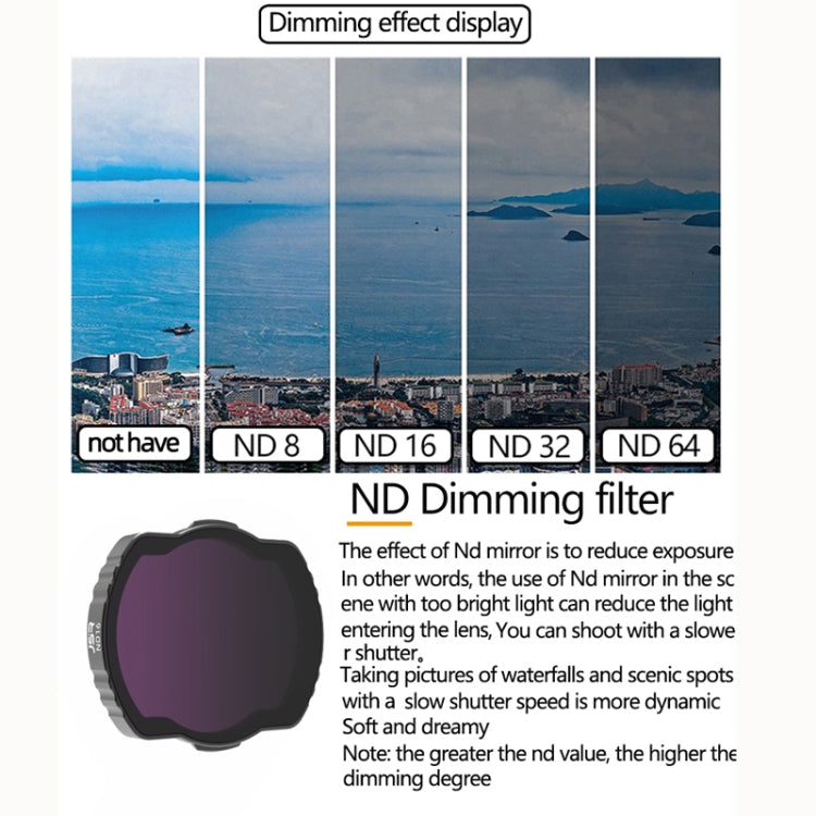JSR  Adjustable Filter For DJI Avata,Style: ND64 -  by JSR | Online Shopping South Africa | PMC Jewellery | Buy Now Pay Later Mobicred