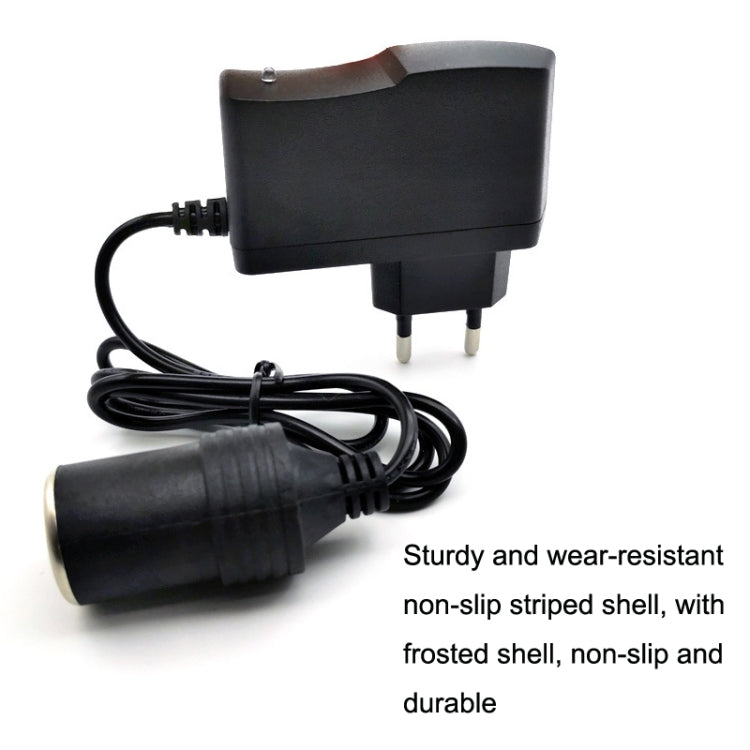 2PCS 220V To 12V Power Converter Car Power Adapter EU Plug - Cigar Socket by PMC Jewellery | Online Shopping South Africa | PMC Jewellery