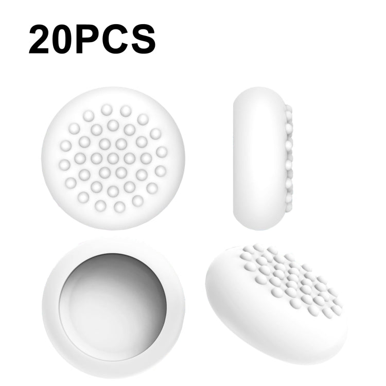 20 PCS Peripheral Button VR Handle Rocker Silicone Protective Cover, For Meta Quest 2(White) - VR Accessories by PMC TechLife | Online Shopping South Africa | PMC TechLife | Buy Now Pay Later Mobicred