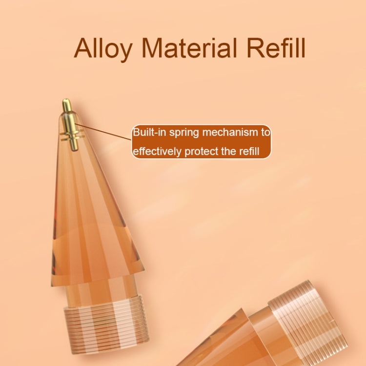 For Apple Pencil 1/2 2pcs Stylus Transparent Replacement Needle Nib, Spec: Round (Green) - Pencil Accessories by PMc TechLife | Online Shopping South Africa | PMc TechLife | Buy Now Pay Later Mobicred