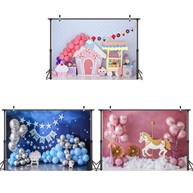 2.1m X 1.5m Birthday Party Shooting 3D Printed Background Cloth(4720) - Birthday Party by PMC TechLife | Online Shopping South Africa | PMC TechLife | Buy Now Pay Later Mobicred