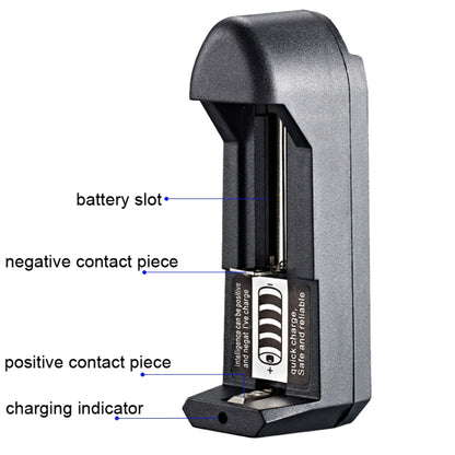 10 PCS BMAX Single Slot Direct Insert Power Supply 18650 Lithium Battery Charger(US Plug) - Charger & Converter by PMC Jewellery | Online Shopping South Africa | PMC Jewellery | Buy Now Pay Later Mobicred