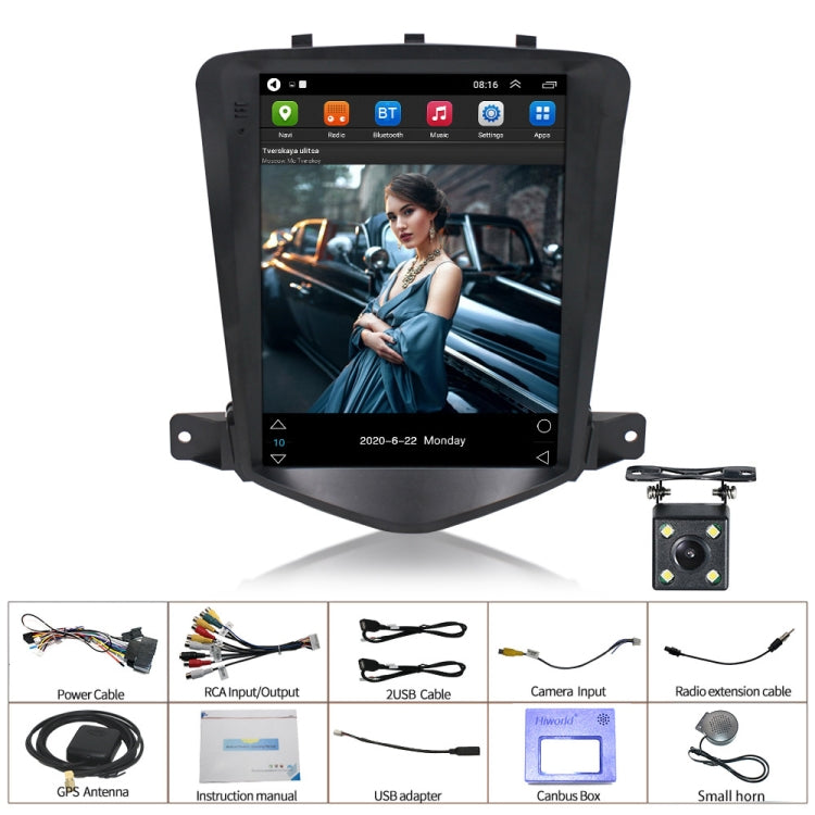 For Chevrolet Cruze 9.7 inch Navigation Integrated Machine, Style: Standard+4 Light Camera(1+16G) - free shipping - PMC TechLife - Order now!