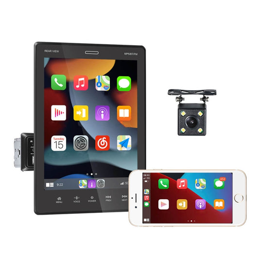 C800 9.5 Inch MP5 Single Butt Carplay Player, Style: Standard+4 Light Camera - Car MP3 & MP4 & MP5 by PMC Jewellery | Online Shopping South Africa | PMC Jewellery | Buy Now Pay Later Mobicred