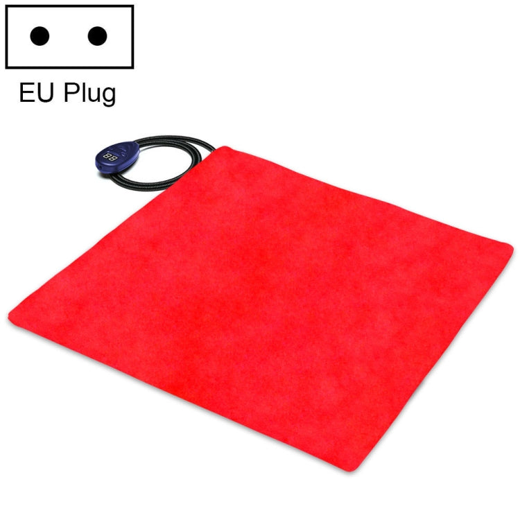 50x50cm Red 12V Low Voltage Multifunctional Warm Pet Heating Pad Pet Electric Blanket(EU Plug) - Pads by PMC TechLife | Online Shopping South Africa | PMC TechLife | Buy Now Pay Later Mobicred
