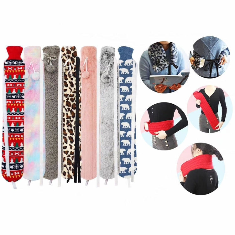 2L Long-strip Multifunctional Water-filled Rubber Hot Water Bags, Spec: Red Deer - Hot Water Bags by PMC TechLife | Online Shopping South Africa | PMC TechLife | Buy Now Pay Later Mobicred