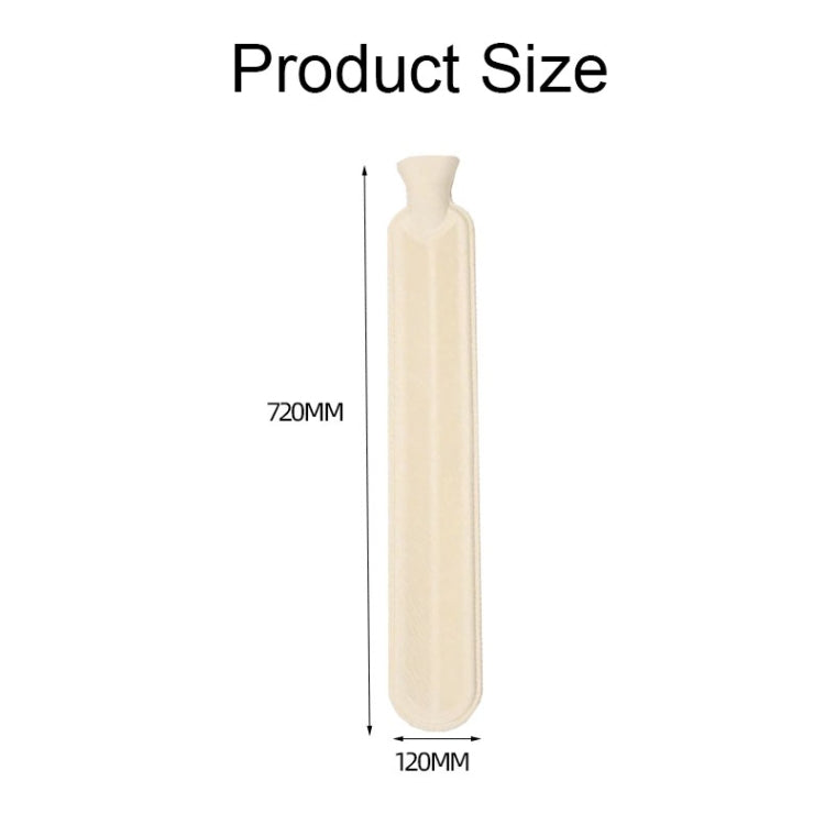 2L Long-strip Multifunctional Water-filled Rubber Hot Water Bags, Spec: Gradient Yellow - Hot Water Bags by PMC TechLife | Online Shopping South Africa | PMC TechLife | Buy Now Pay Later Mobicred