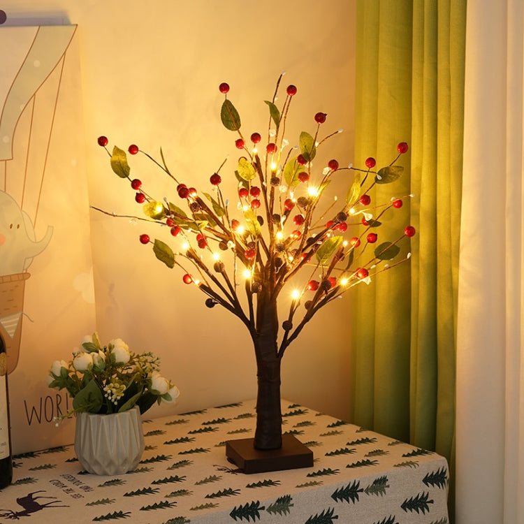 SJ-SD048 LED Home Decoration Light Christmas Lighted Tree, Style: Non-detachable Base Gold Fruit - free shipping - PMc TechLife - Order now!