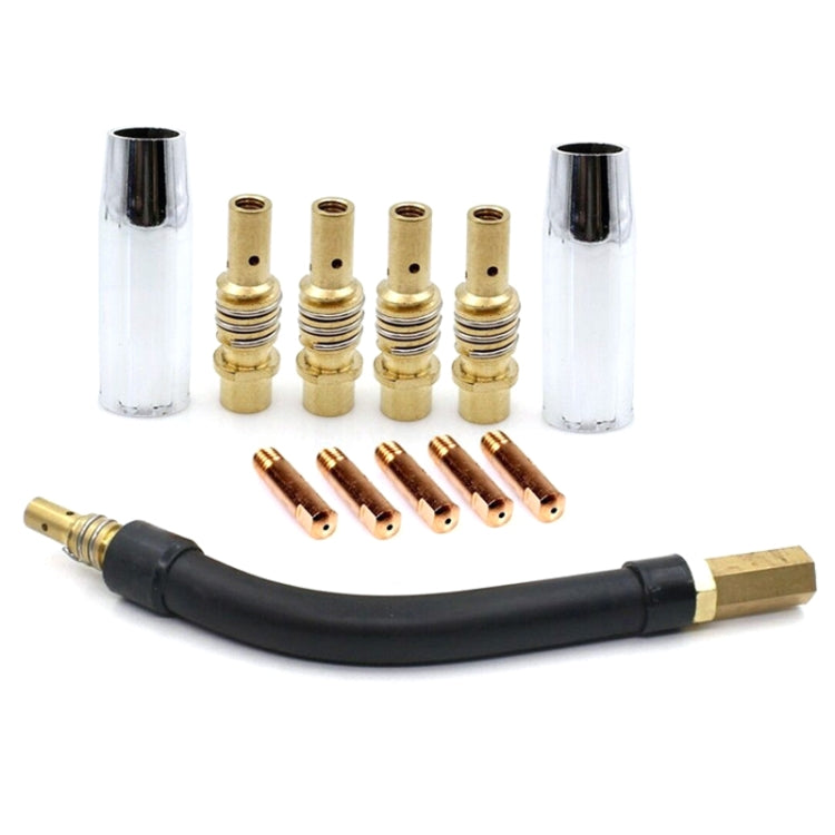 12 PCS / Set Welding Needle Point Vover Nozzle Kit Gas Shielded Welding Conductive Nozzle - Soldering Iron Tip by PMC TechLife | Online Shopping South Africa | PMC TechLife | Buy Now Pay Later Mobicred