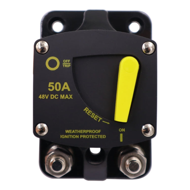 50A CB6 Car RV Yacht Audio Restore Insurance Holder Switch - Fuse by PMC TechLife | Online Shopping South Africa | PMC TechLife | Buy Now Pay Later Mobicred