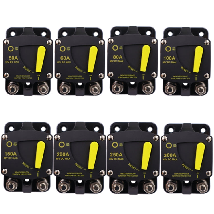 60A CB6 Car RV Yacht Audio Restore Insurance Holder Switch - Fuse by PMC TechLife | Online Shopping South Africa | PMC TechLife | Buy Now Pay Later Mobicred
