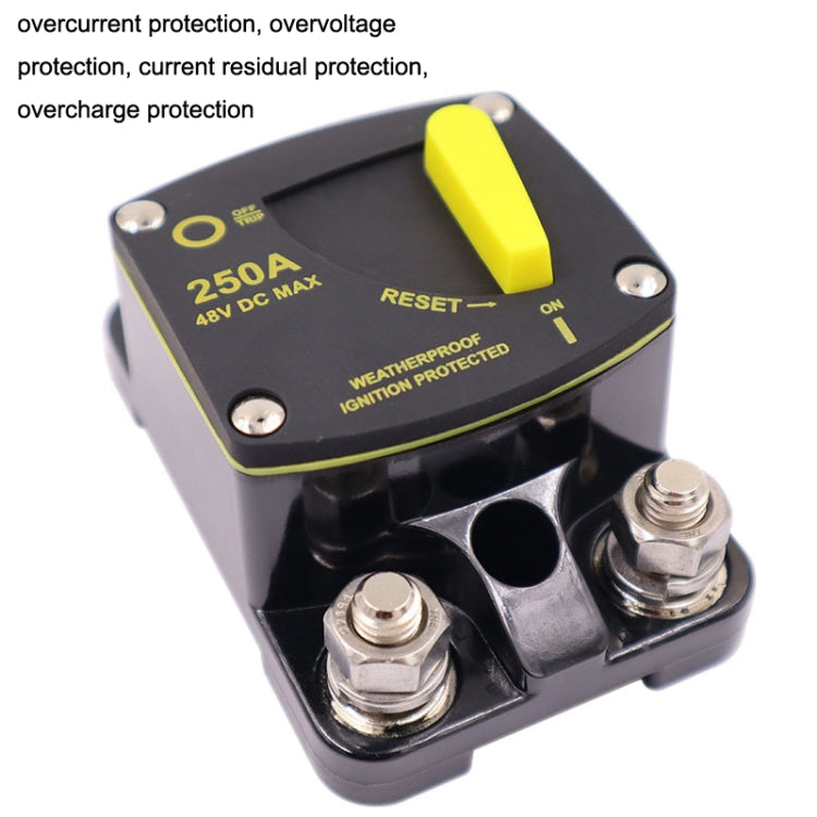 60A CB6 Car RV Yacht Audio Restore Insurance Holder Switch - Fuse by PMC TechLife | Online Shopping South Africa | PMC TechLife | Buy Now Pay Later Mobicred
