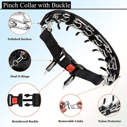 Cloth Tape Paste Detachable Training Stimulation Dog Collar, Size: XL 4.0mm x 60cm(With Cap) - Collars by PMC Jewellery | Online Shopping South Africa | PMC Jewellery