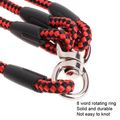 140cm 3 In 1 Leash Multi-head Dog Walking Rope(Red) - Leashes & Chest Strap by PMC Jewellery | Online Shopping South Africa | PMC Jewellery