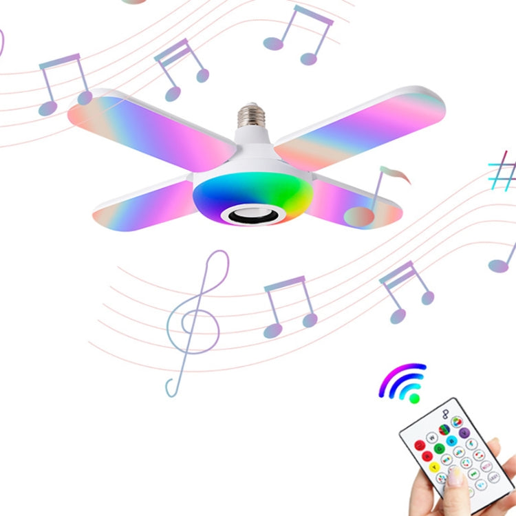 Smart Remote Control Colorful Folding Music Bulb Light with Audio Function, Spec: 4+1 - free shipping - PMC TechLife - Order now!