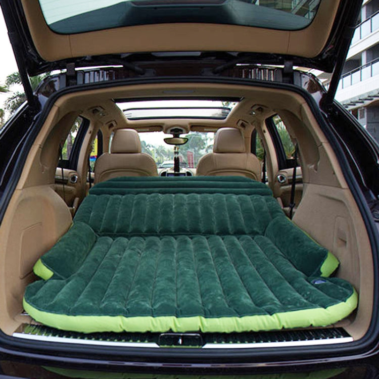 ZQ-418 SUV Rear Trunk Inflatable Bed Cushion Travel Universal Air Bed(Dark Green) - Seat Accessories by PMC Jewellery | Online Shopping South Africa | PMC Jewellery | Buy Now Pay Later Mobicred