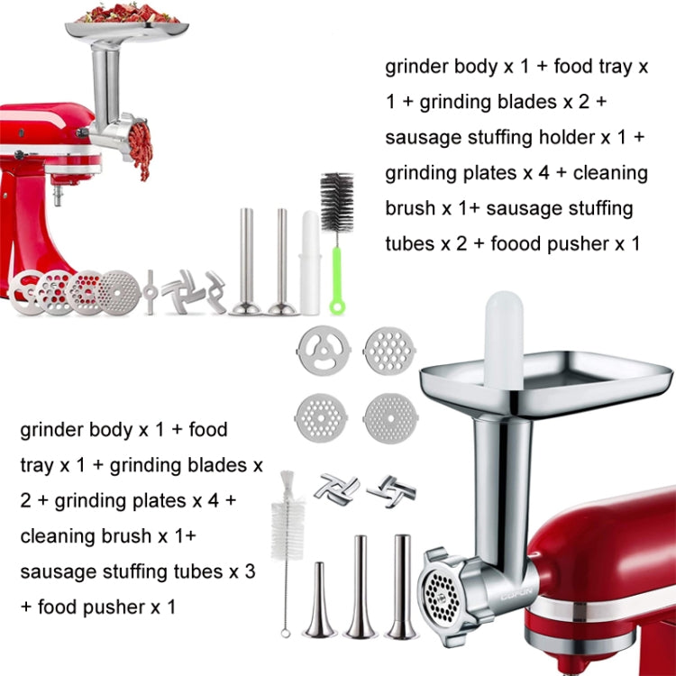 For KitchenAid Porking Enemy Accessories Dough Maker Grinder Meat Universal Set, Color: Silver Gray - Food Disposer Parts by PMC TechLife | Online Shopping South Africa | PMC TechLife | Buy Now Pay Later Mobicred
