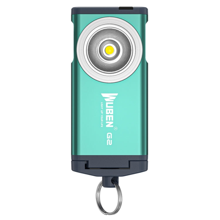 WUBEN G2 Strong Light LED Flashlight USB Outdoor Campers And Household Super Bright Key Chain Light(Green) - LED Flashlight by WUBEN | Online Shopping South Africa | PMC Jewellery | Buy Now Pay Later Mobicred