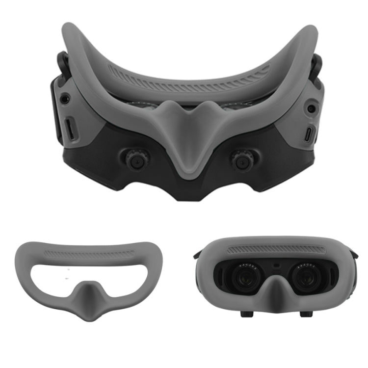 For DJI Avata Goggles 2 Eye Pad Silicone Protective Cover(Black) -  by PMC Jewellery | Online Shopping South Africa | PMC Jewellery