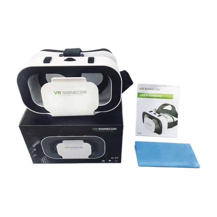 VRSHINECON G05 5th 3D VR Glasses Virtual Headset Digital Glasses(White) - VR Accessories by VRSHINECON | Online Shopping South Africa | PMC Jewellery